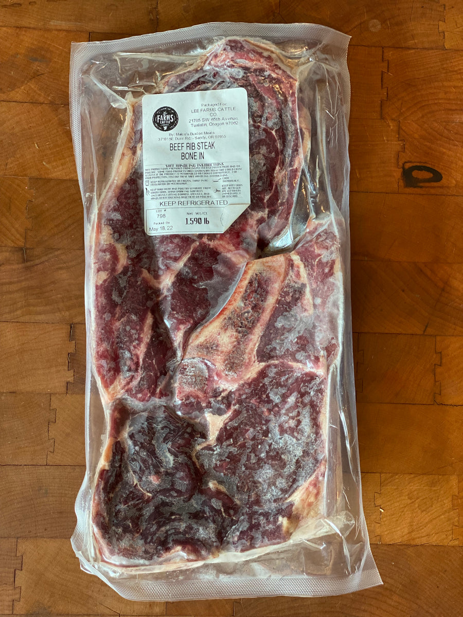 Rib Eye Steak Beef & Steaks for Sale in Oregon Lee Farms Cattle